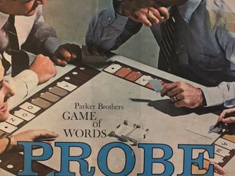 Vintage 1964 Parker Brothers Probe Game of Words Complete Set