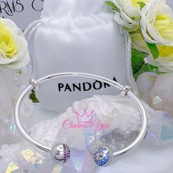 Pandora style bracelet !! 925 sterling silver. (Star Wars)