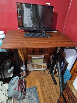 Electric desk table