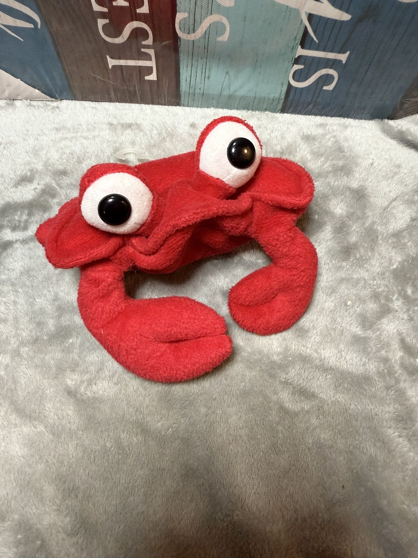 24K BEANIE BOPPERS "CRUSTY THE CRAB" 1997 PLUSH SPECIAL EFFECTS STUFFED ANIMAL