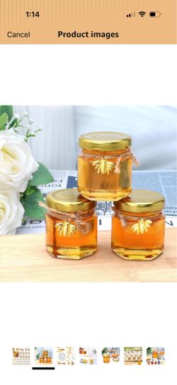 XING-RUIYANG 60 pack 1.5 oz Mini Honey 47 pcs Jars