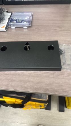 Black Metal License Plate Frame Bracket
