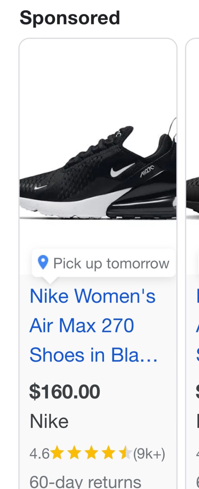 Nike AIR MAX 270 Size Good Condition 60$ FIRM RETAIL PRICE