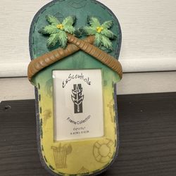 Picture Frame - Summer Palm Trees Flip Flop Sandal