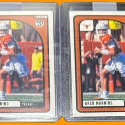 Arch Manning 2024 University of Texas card lot of 2 cards