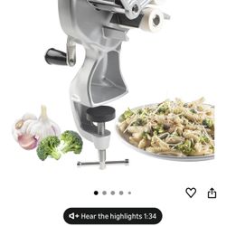 Manual Pasta Maker Hand Crank