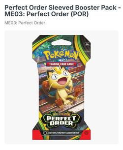 Perfect Order Sleeved Booster Pack