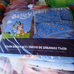 Twin Sheets Bluey