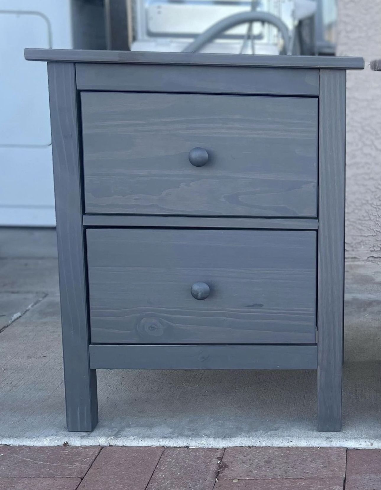 1 Ikea Hemnes Gray Nightstand