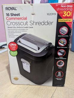 Commercial Crosscut Shredder