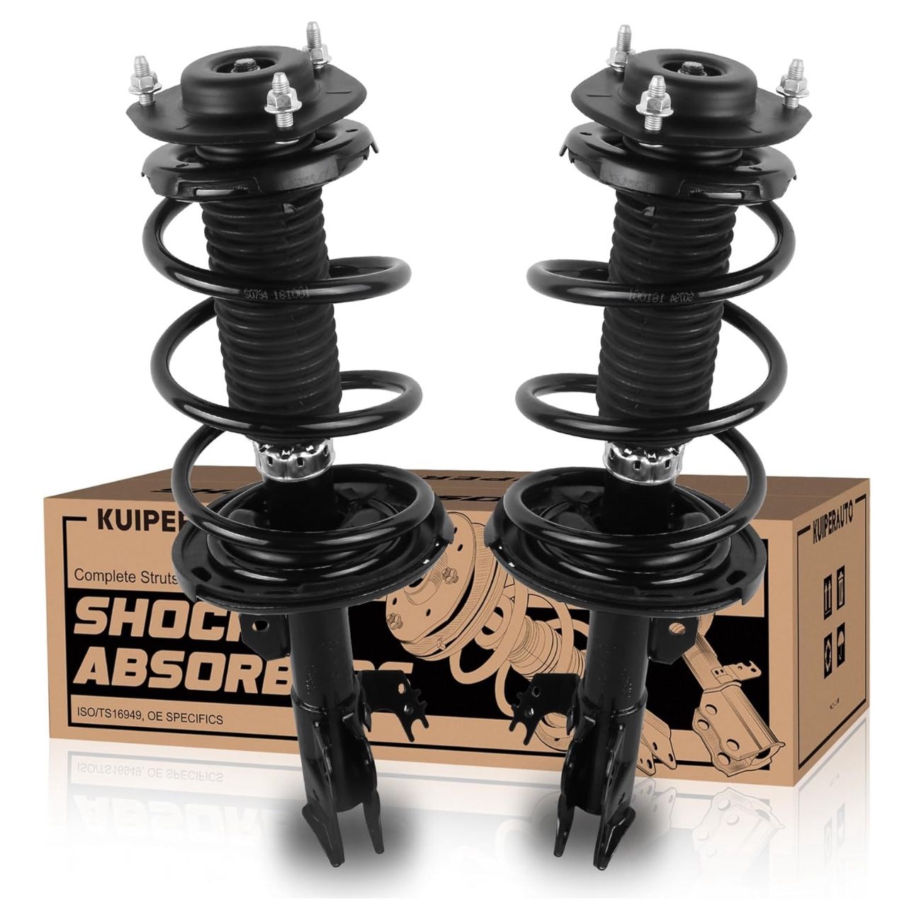 Complete Front Struts Coil Spring Assembly Compatible for 2012-2017 Toyota Camry