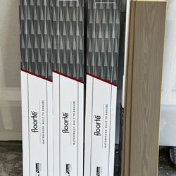 LVP Luxury Laminate Waterproof. Attached Pad. Total 101 sf. Color 07322