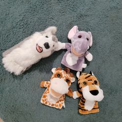 LG PLUSH PUPPETS SEE DESCRIPTION