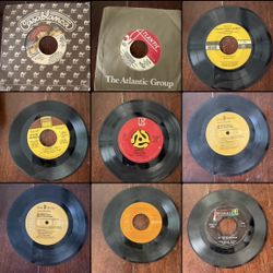 Collection of  45 RPM Vinyl Records 