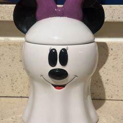 Minnie Mouse Ghost Cookie Jar