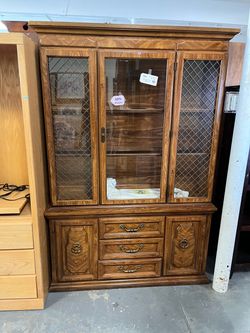 Vintage China cabinet (in store)
