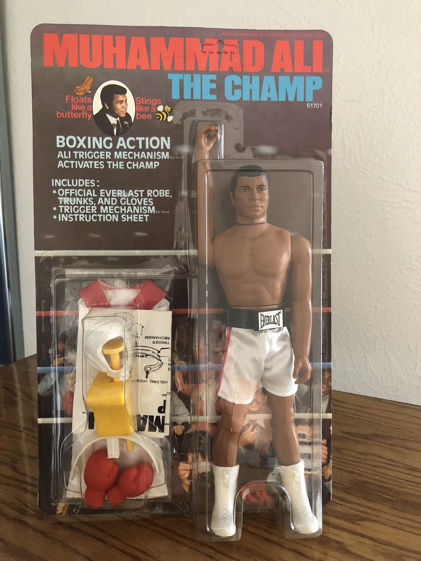 Vintage 1970’s Muhammad Ali 9 inch Action Figure