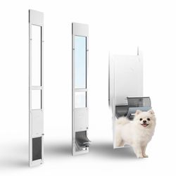 Sliding Glass Patio Dog Door – Medium, Adjustable 76–81”