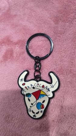 Barcelona Bull Keychain