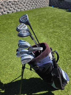 Complete Golf Club Set with Stand Bag – Ace 2000