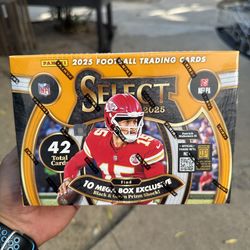 2025 Select football mega boxes available  trading cards