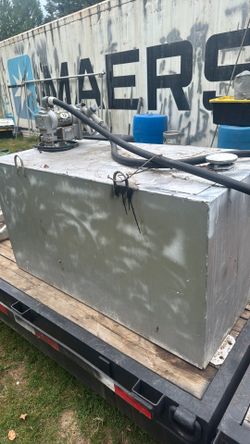 100 gallon fuel tank with pump