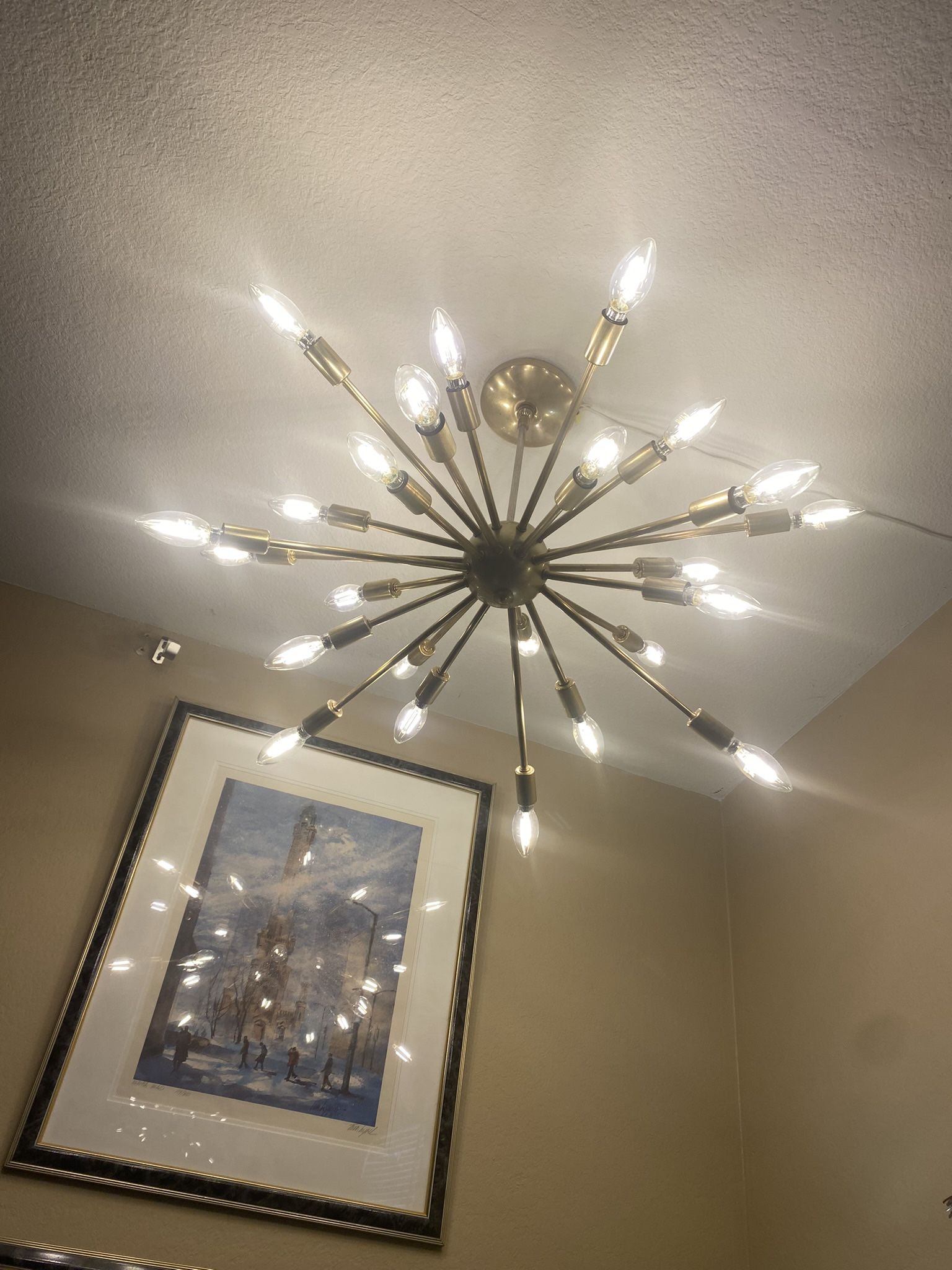Sputnik Chandelier Vintage