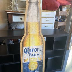 Beautiful Like New. Wooden Corona Sing Size 60” Inches Tall And 17” Wide