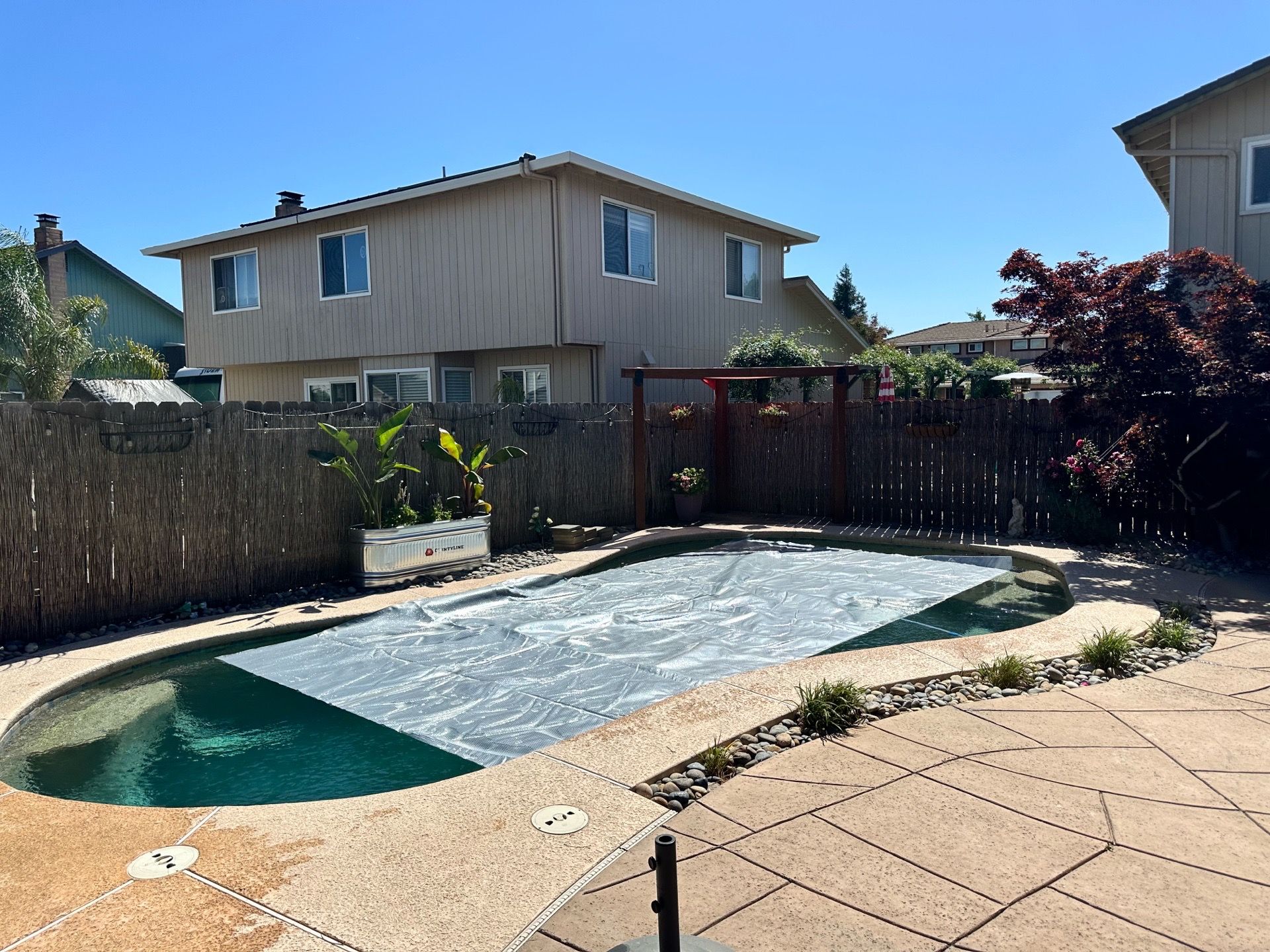 12x24 ft clear solar pool blanket