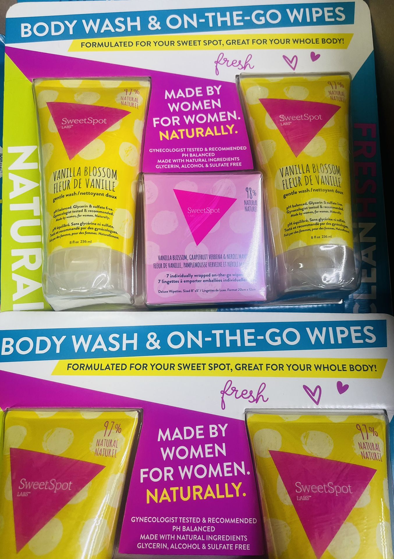 Sweet Spot Body Wash And On The Go Wipes Only $10