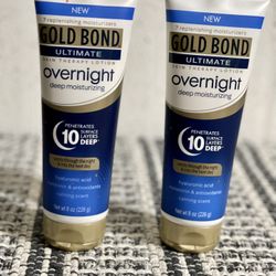 Gold Bond overnight Deep moisturizer 2 for  $8