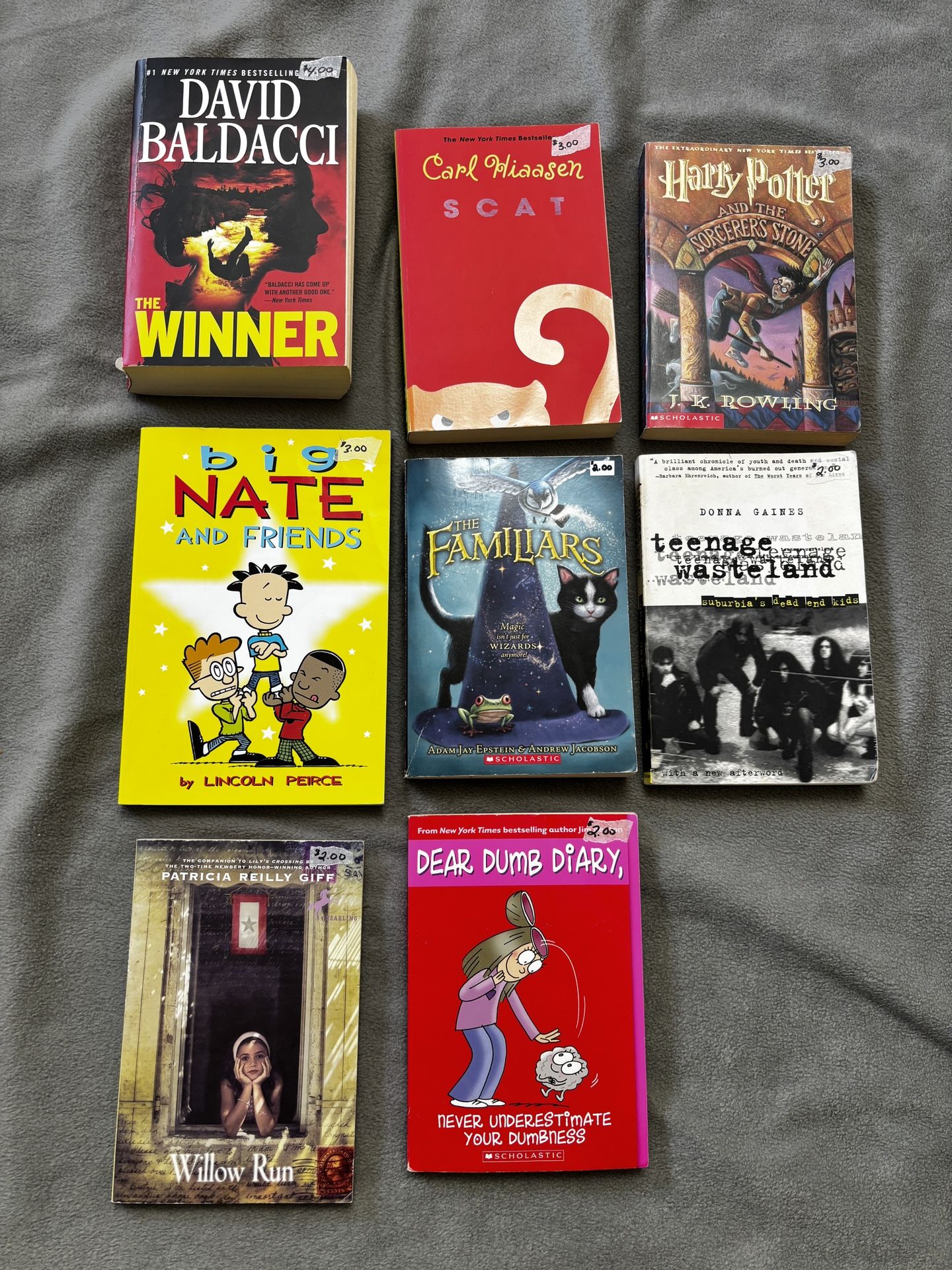 Lot of 8 Books ages 8 and up