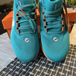Man Nike Dolphins Shoes 8.5