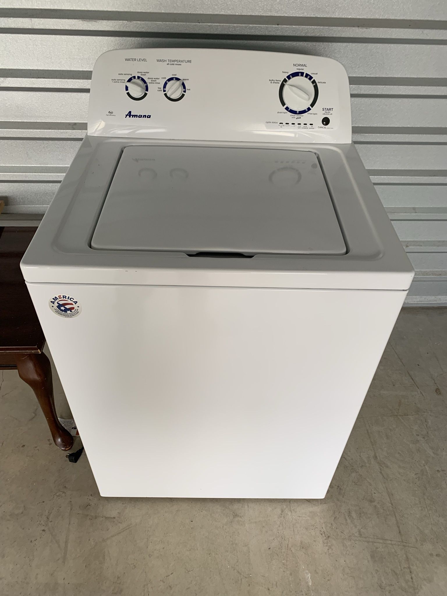 Amana Electric Washer (barely Used)