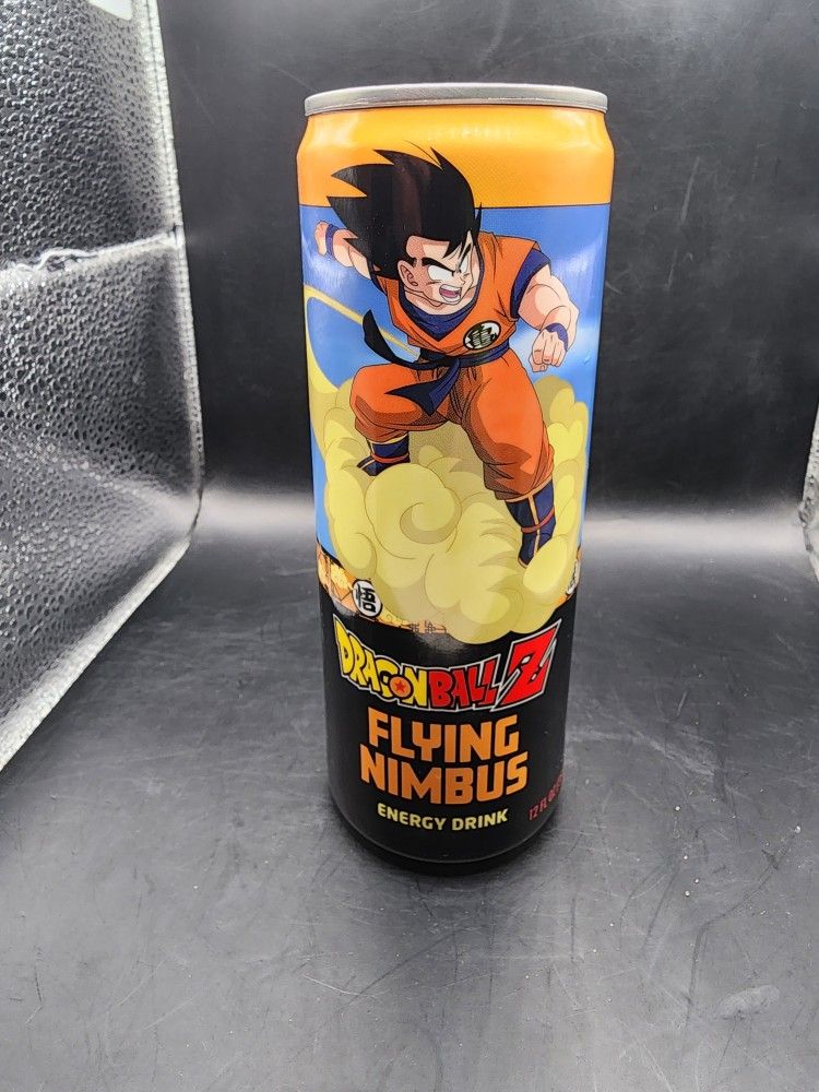 Dragon Ball Z Anime Flying Nimbus Energy Beverage 12 oz Illustrated Can SEALED