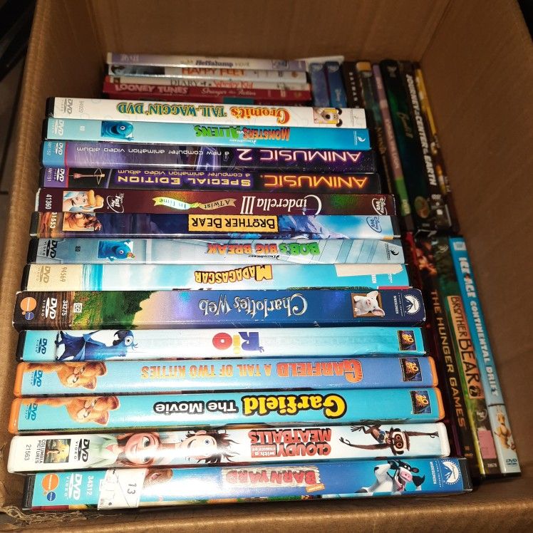 50 Kids Animated Disney DVD Movie Collection Family Movies
