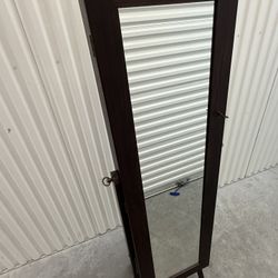 Jewelry Box Standing Mirror