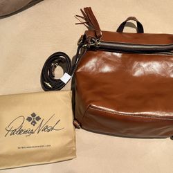 NWT Patricia Nash Lucille Tan Brown Leather Backpack Handbag