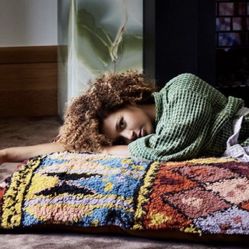 Kip & Co FELTED WOOL OVERSIZED FLOOR CUSHION