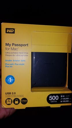 New MAC WD My passport