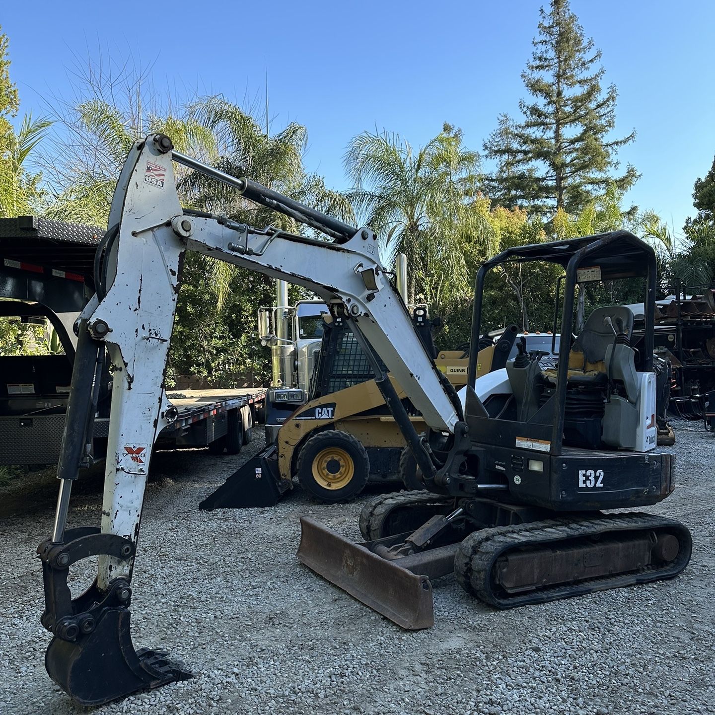 Bobcat E32 Mini Excavator Long Arm 