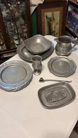 Pewter pieces