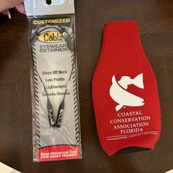 Cablz Eyewear Retainer and Red Bottle Sleeve