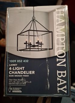4 LIGHT CHANDELIER