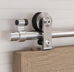 Top Mount Sliding Barn Door Hardware Kit Stainless Steel 66”/5.5FT