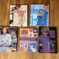 Knitting Books. $5Each.