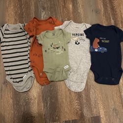 Baby Boy Short Sleeve Bodysuit