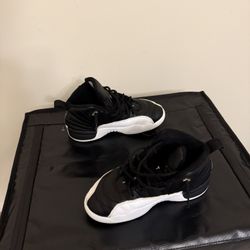 Kids Air Jordan 12 Retro PS Playoff 2022  Size 3Y Kids  Black White Shoes