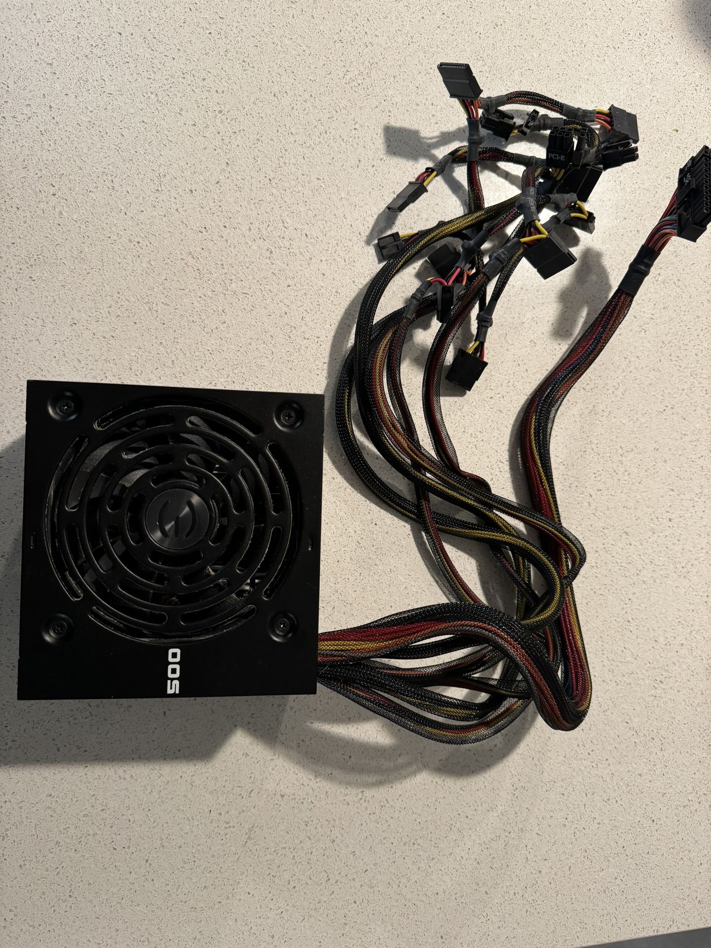 EVGA 500W Power Supply. 100-W1-0500