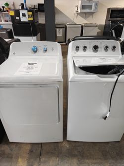 GE topload afforable washer dryer set